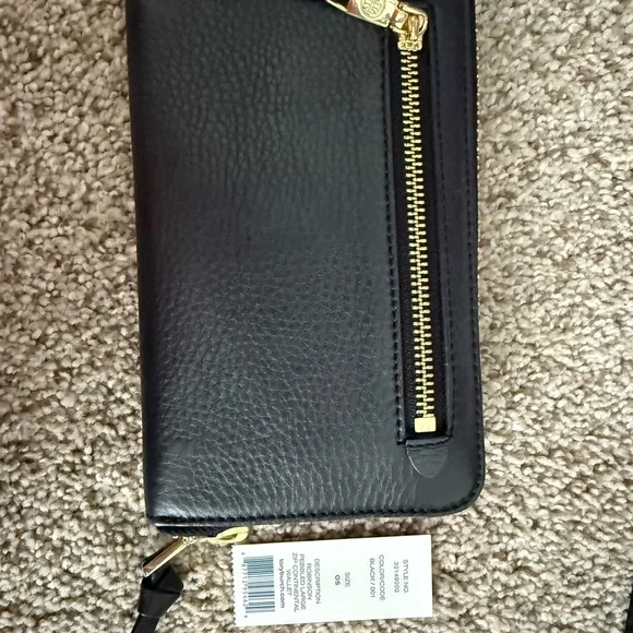 Tory Burch Hobo Tassel bag and matching wallet in black. Like new! - Picture 13 of 16